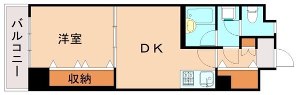 高宮駅 徒歩3分 3階の物件間取画像